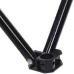 Кресло складное до 100 кг TJ-2000, 60*46*70 см, цвет: оранжевый