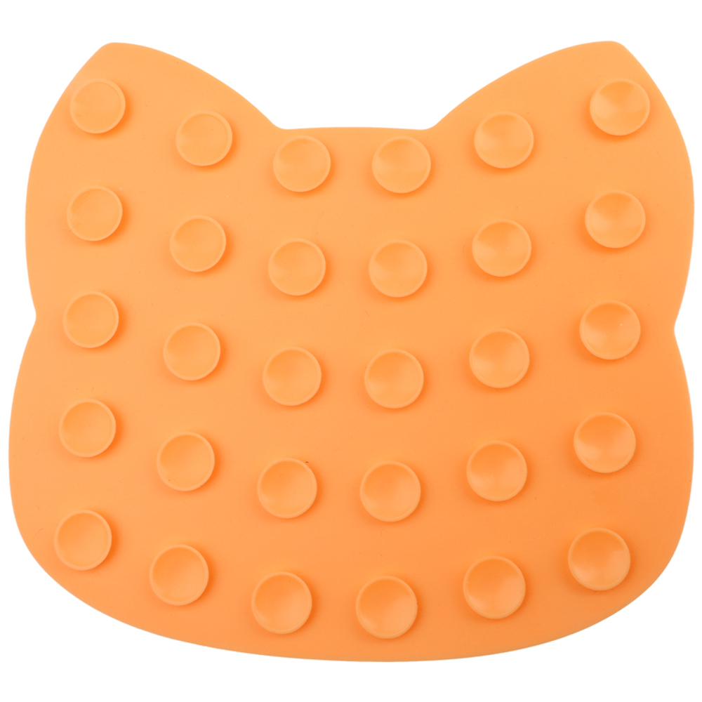 Коврик лизательный Triol "Кот" для животных, силиконовый