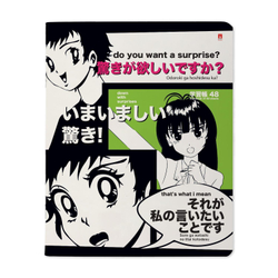 Тетрадь А5 48 л. АЛЬТ, скоба, клетка, матовая ламинация, "MANGA ANIME" (5 видов), 7-48-1241