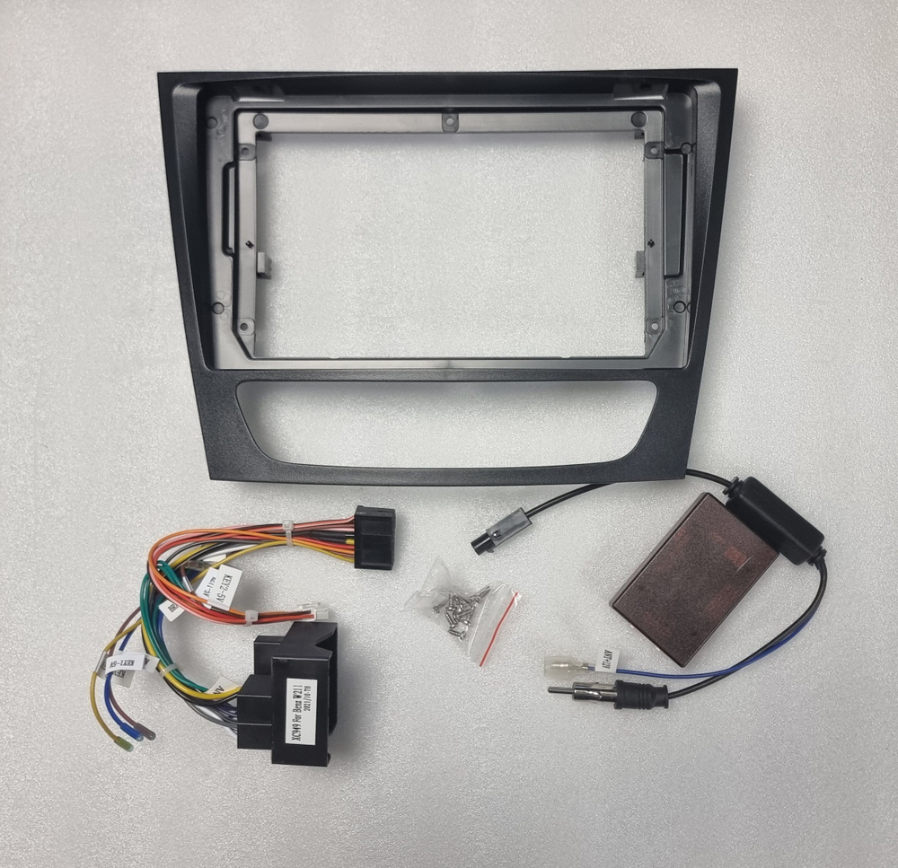 установочный комплект MERCEDES E класс W211/S211 2002-2009, CLS W219 2004-2010, рамка + проводка KB-OL-9149