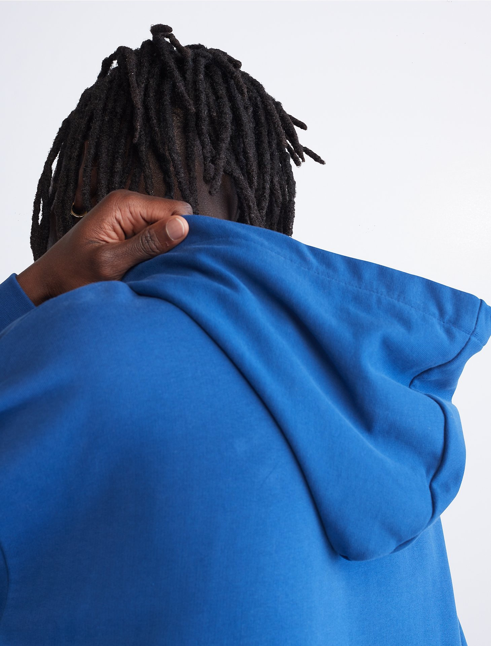 Худи Calvin Klein Relaxed Fit Standard Logo Blue Herald