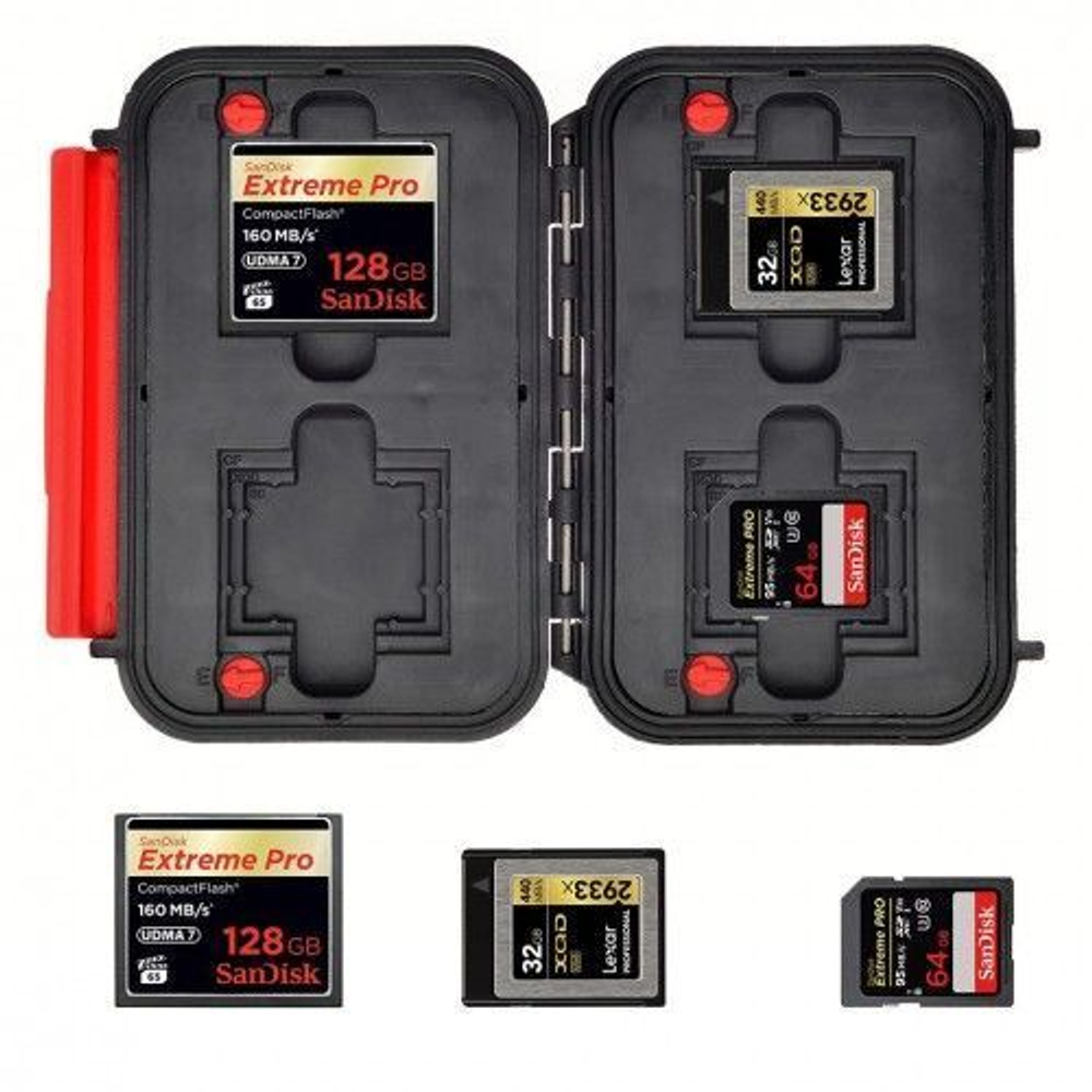 Защитный кейс HPRC 1300 для карт памяти