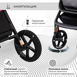 Детская коляска Sweet Baby Elegante 2 в 1 SBL GL Black