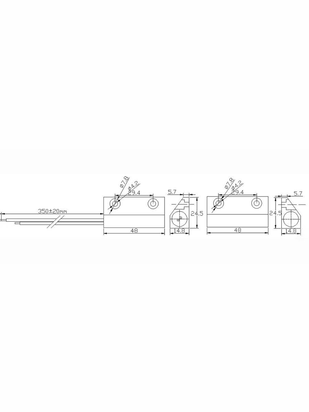ST-DM130NC-SL Извещатель магнитоконтактный