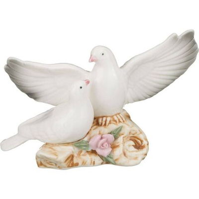 Фигурка декоративная фарфор, Голуби, 14х6х10 см, Lefard, 149-065