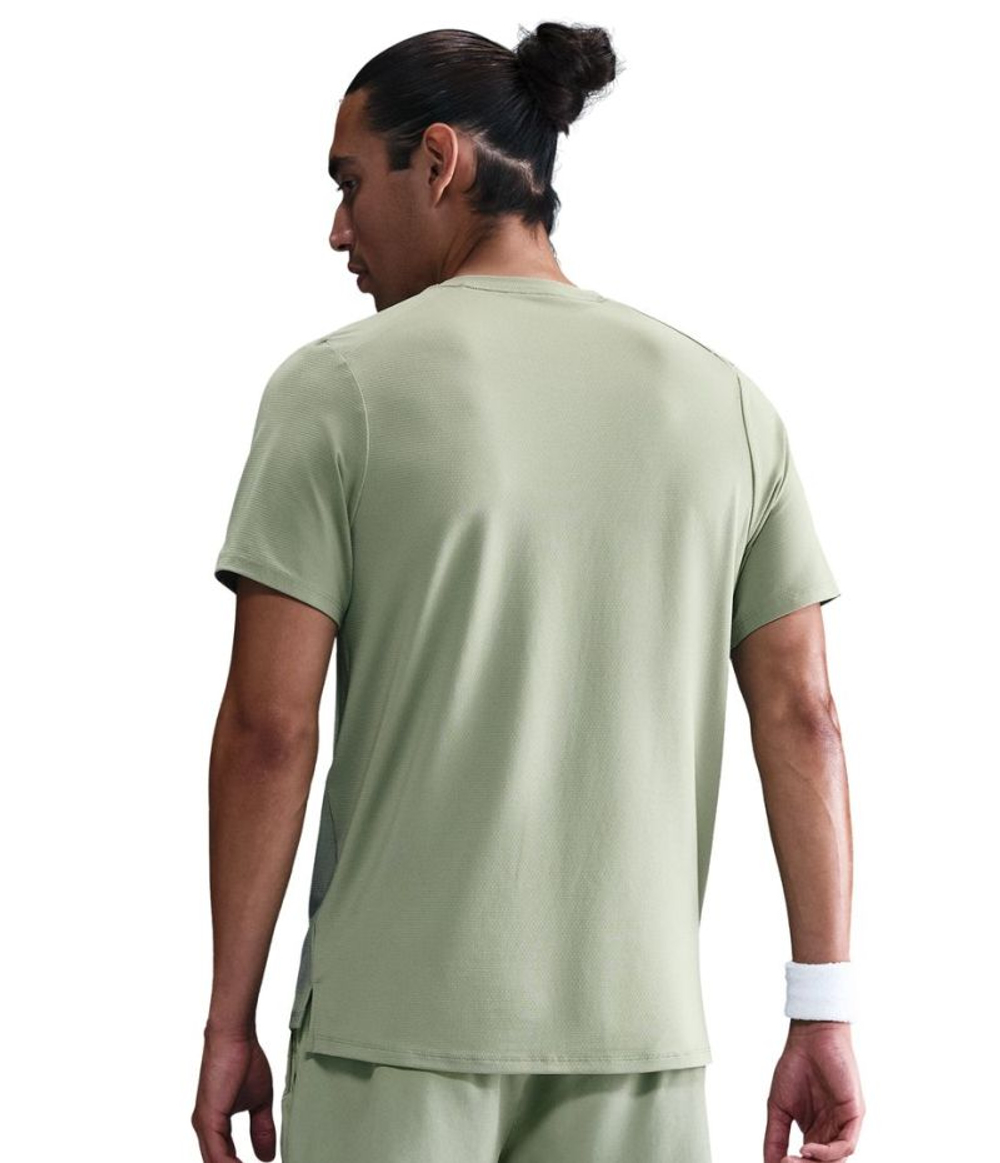 Теннисная футболка Nike Court Advantage Dri-Fit - oil green