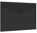 Папка-конверт с кнопкой А4 "Universal" 0,15мм. до 100л. черная (BRAUBERG)