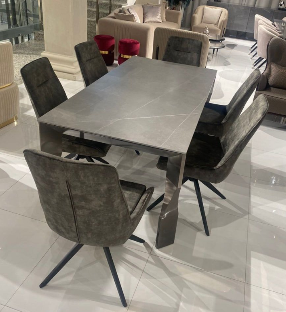 Стол FT323 (180) камень Armani Grey