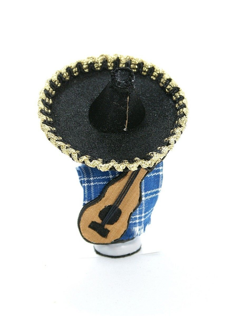 Кукла потешка Мексиканец. Игрушка фарфоровая ручной работы