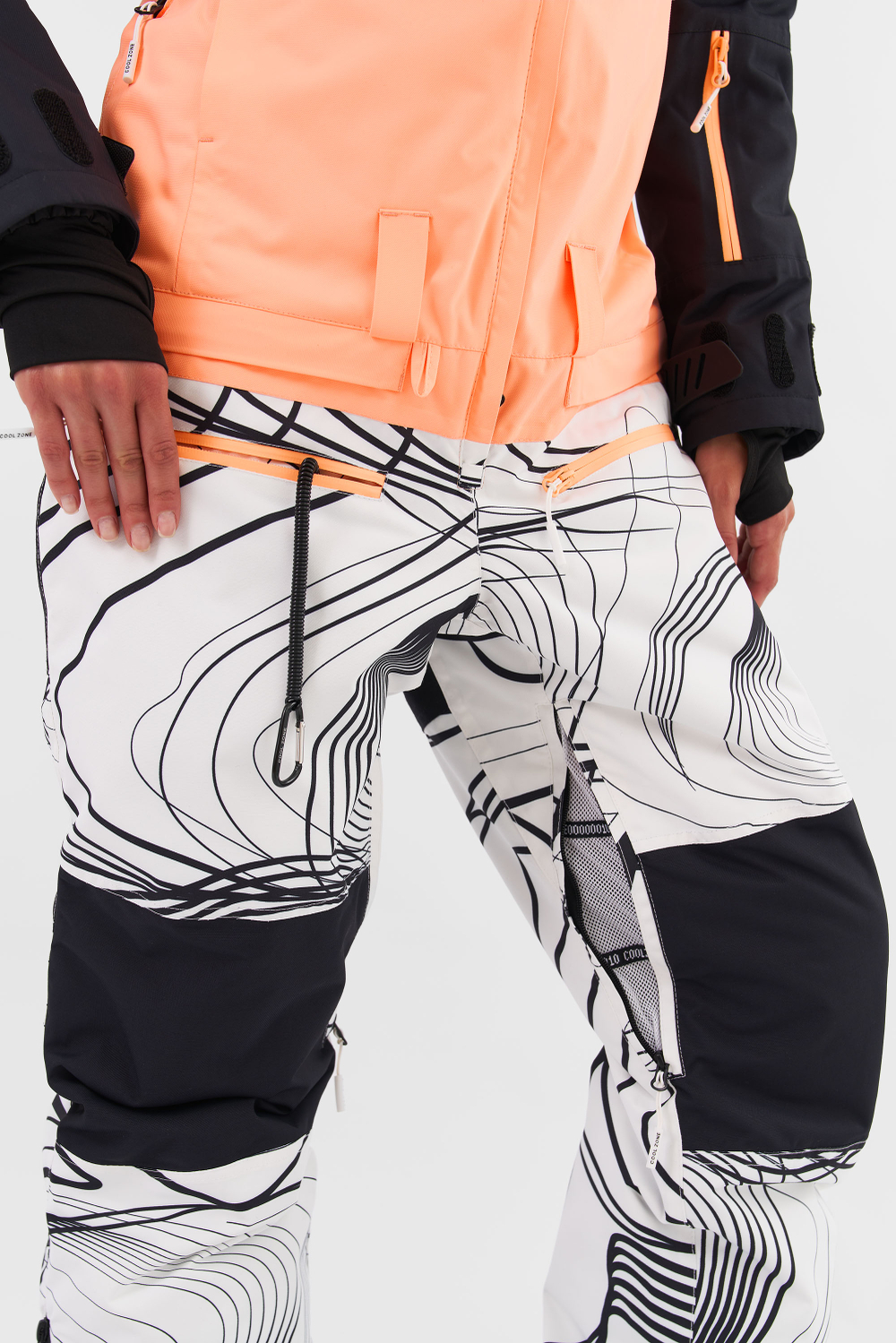 Комбинезон COOLZONE LIMAN линии/неоперсиковый/черный