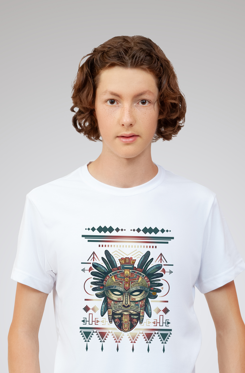 Футболка "Маска ацтеков"