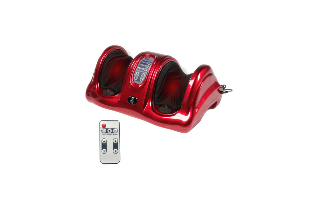 Массажер для ног CleverCare Foot relax&heating, красный
