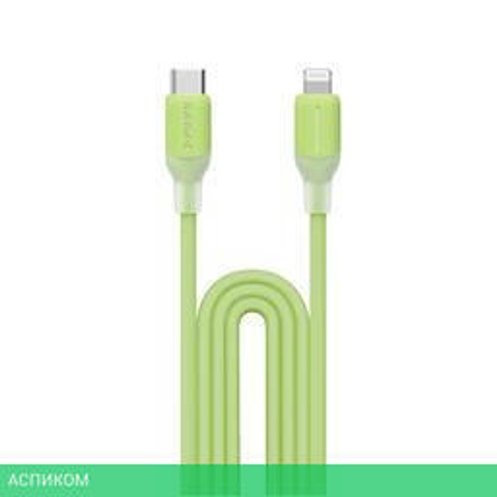 Кабель Momax 1-Link DL53G USB-C/Lightning 1.2м Mint Green