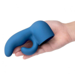 Синяя насадка 9,1см для вибратора Le Wand Petite Dual LW-046