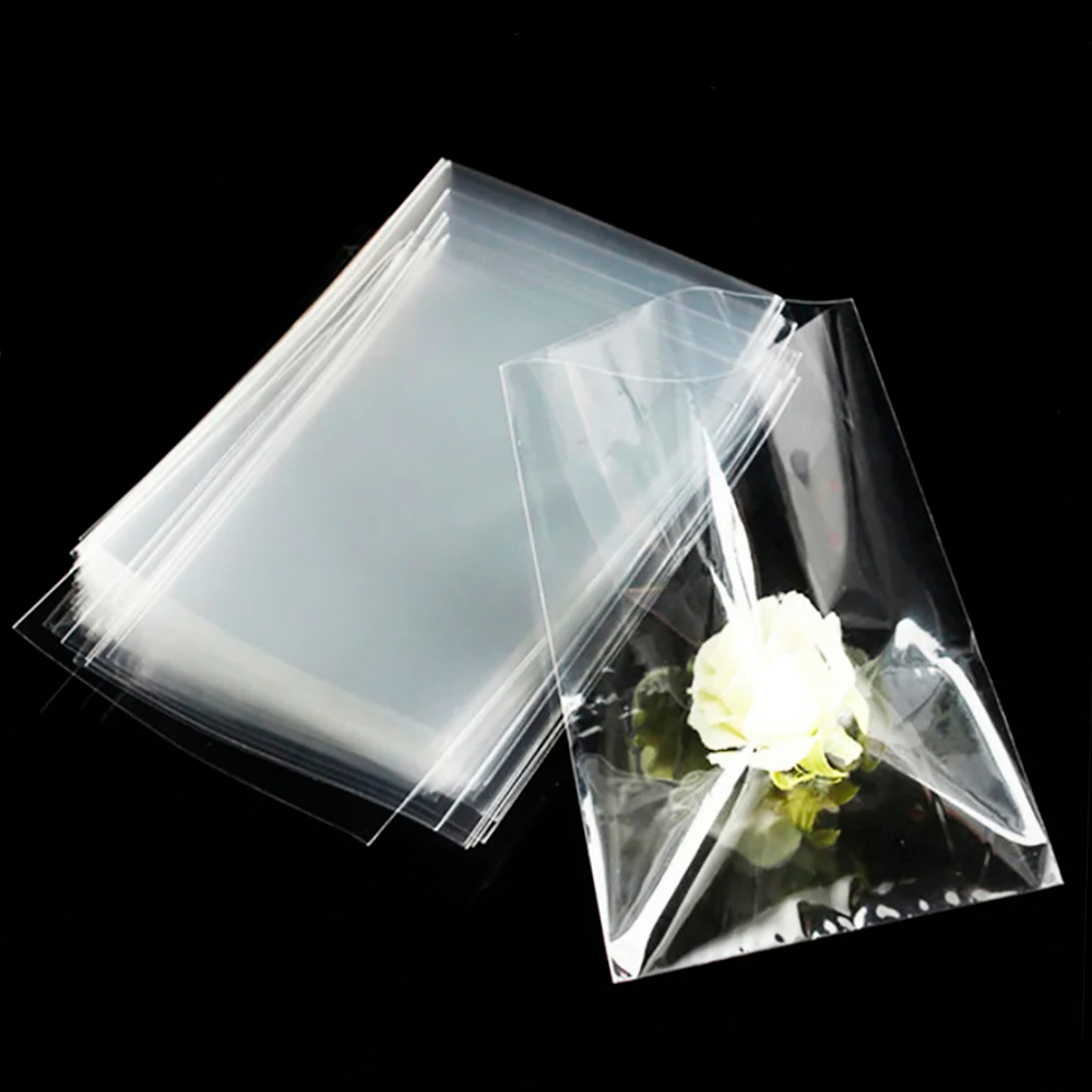 Пакеты 4х10 см БОПП  прозрачные без клеевого клапана для упаковки