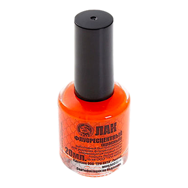 Лак Три Кита рыболовный флюор. 20мл., Красный 0029979