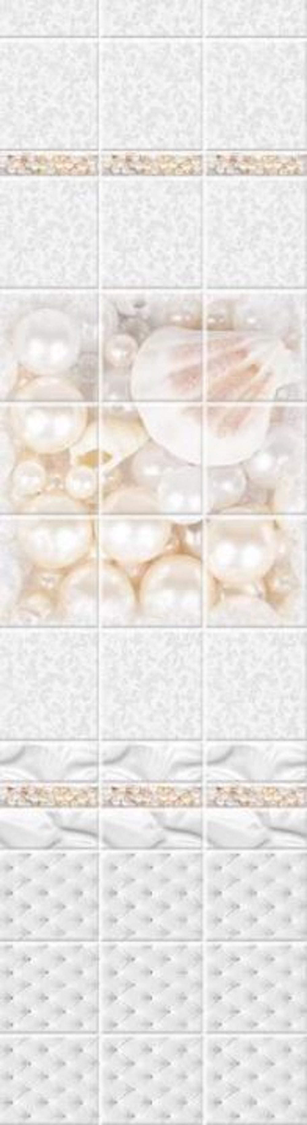 Панель ПВХ фотопечать Элеганс жемчуг 2700х250мм