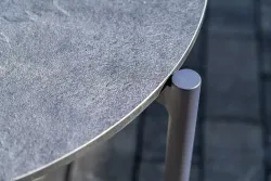 "Милан" лаунж-зона 4-местная плетеная из роупа (веревки), каркас алюминиевый темно-серый, роуп темно-серый