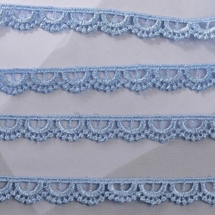 Кружево гипюр KRUZHEVO шир.10мм цв.09 голубой