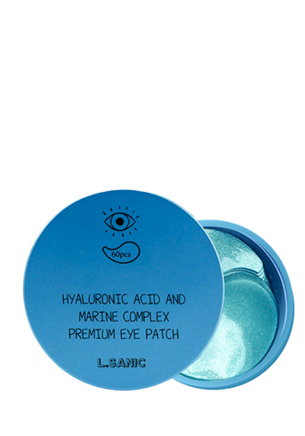 L.Sanic Hyaluronic Acid & Marine Complex Premium Eye Patch Гидрогелевые патчи с гиалуронкой и водрослями