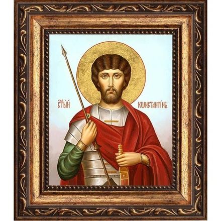 Константин Амморейский (Фригийский) мученик. Икона на холсте.