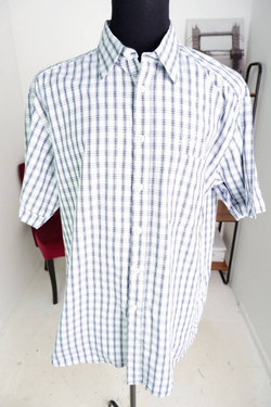 Рубашка JLS в клетку, маркировка ХXL, визуально на 54 размер