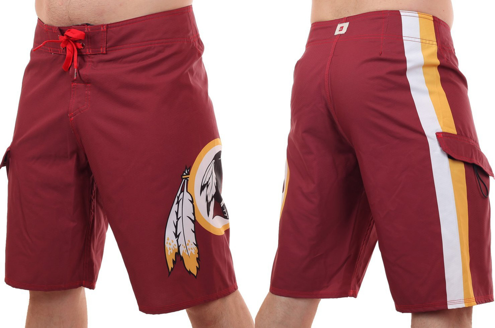 Бордшорты NFL Washington Redskins. Будь вождем пляжа! RUS 50 (L) 34