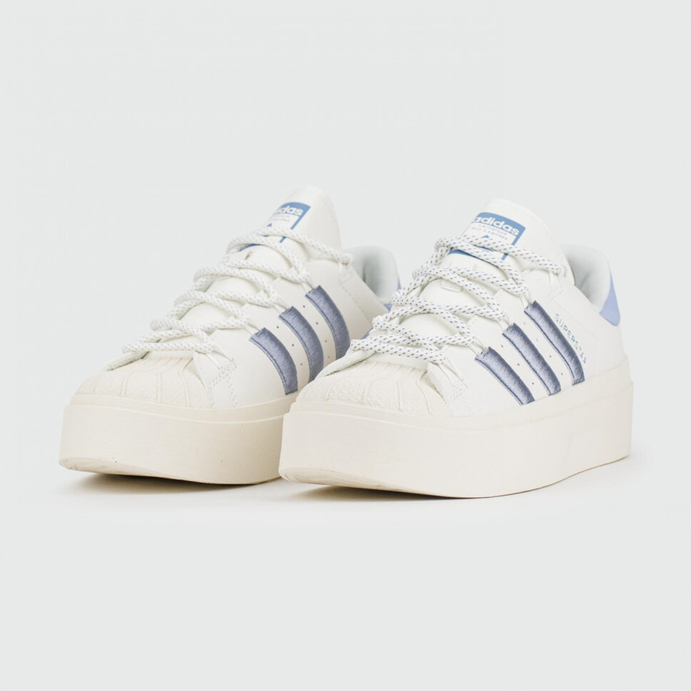 кроссовки Adidas Superstar Bonega White Blue
