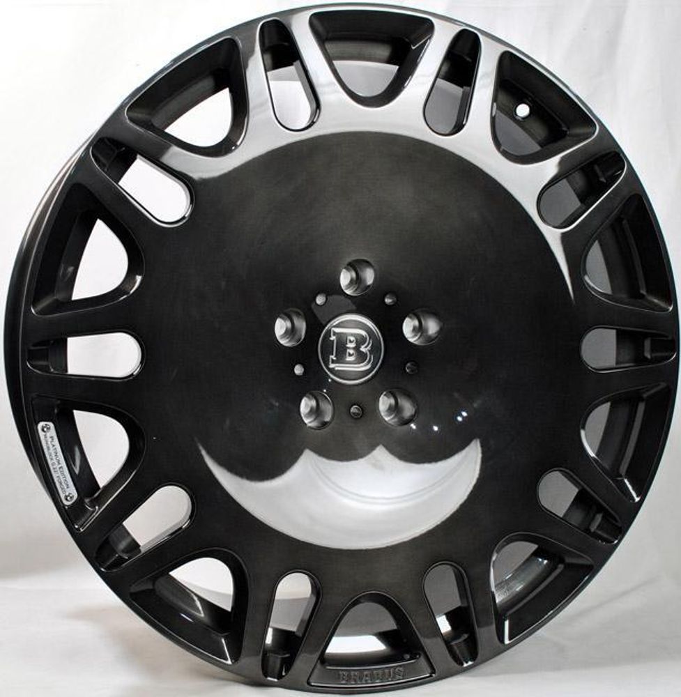 Stuttgart TS 2458 10x22 5x130 ET 30 Dia 84 (Brushed Black Coating)