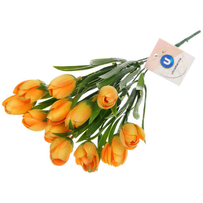 Искусственные цветы «Весеннее настроение» Тюльпаны 30см цвет желтый