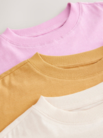 Пижама для девочки Next AC5-509, 3 шт., Розовый, Голубой, Молочный