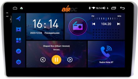 Магнитола для AUDI A3 2003-2011 - AIROC 2K RI-3605 Android 12, QLed+2K, ТОП процессор, 8/128Гб, CarPlay, SIM-слот