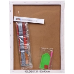 Алмазная мозаика на подрамнике с полным заполнением «МИР ЯРКИХ КРАСОК», щенок Руперт, 30*40см