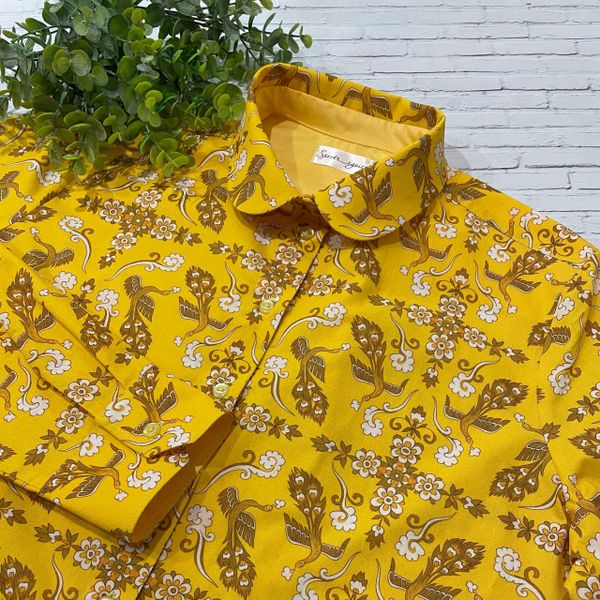 ЖАР-ПТИЦА, ЖЕЛТЫЙ - 100% ХЛОПОК 3