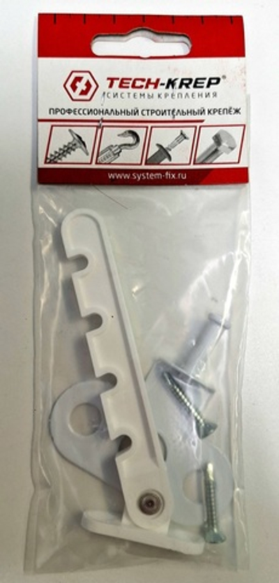 Ограничитель открывания 4 поз. с мет. держ., белый арт. 130856 ш/к 4627125073762