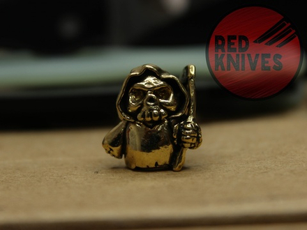 Бусина темлячная "Мини смерть", латунь