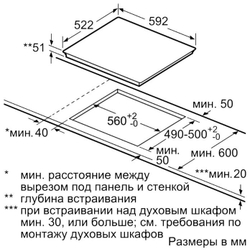 Встраиваемая индукционная варочная панель Bosch PVS651FB5E