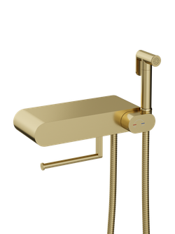 Гигиенический душ STWORKI Вестерос S26155GM со смесителем, матовое золото