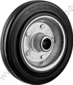 ЗУБР d=160 мм, г/п 145 кг, игольчатый подшипник, колесо резина/металл, Профессионал (30936-160)