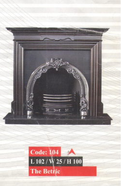 Чугунный газовый камин 104 The Betric