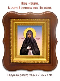 Анастасия Титова преподобномученица послушница. Икона на холсте.
