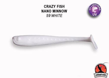 NANO MINNOW 6-40-59-6 Силиконовые приманки Crazy Fish