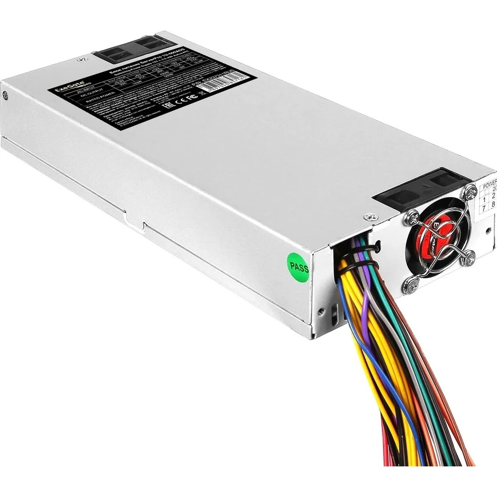 Блок питания Exegate EX237311RUS Серверный БП 500W Exegate  APFC,унив. для 1U, 4cm fan, 20+4pin/2x(4+4)pin , 5xSATA, 4xIDE
