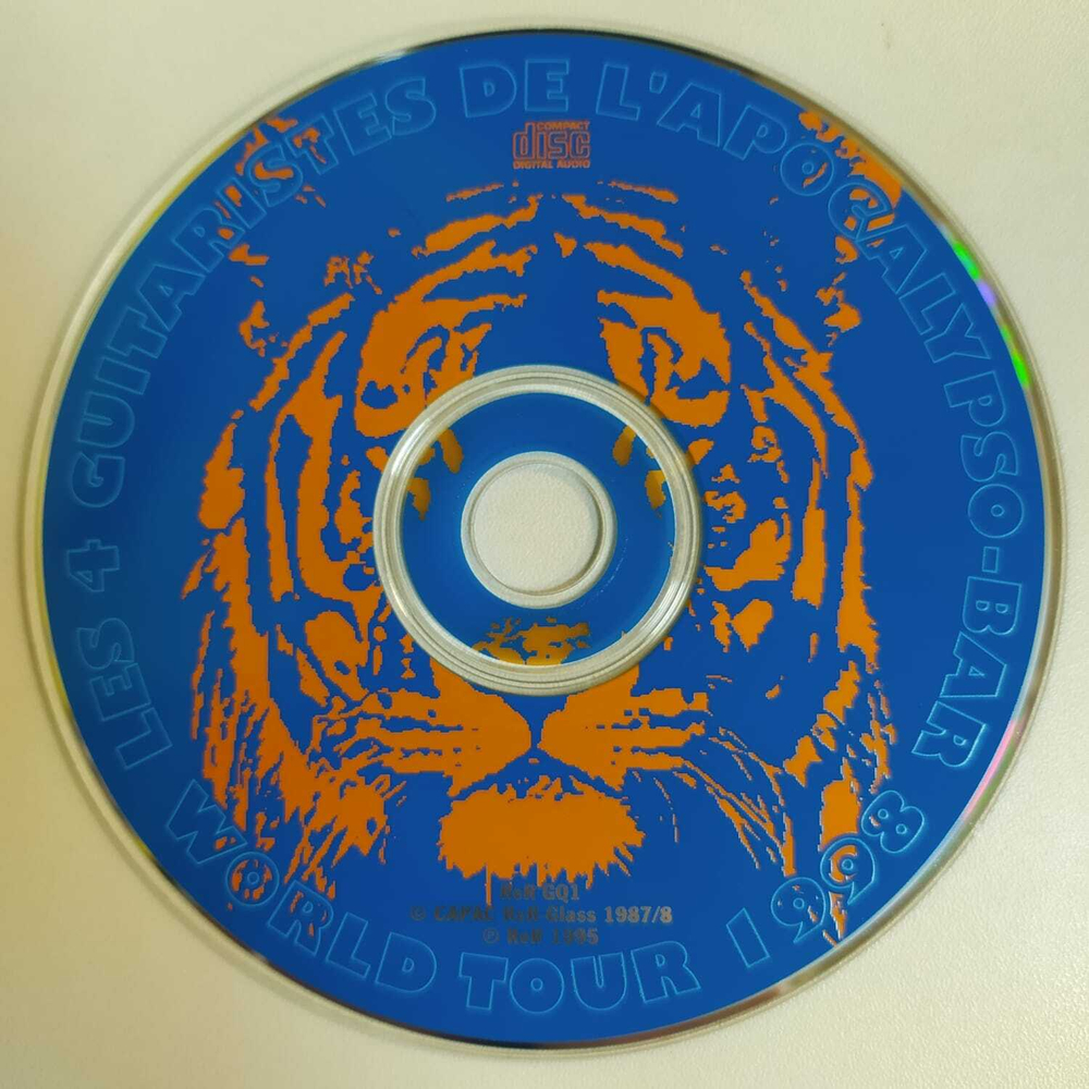 CD Les 4 Guitaristes De L'Apocalypso-Bar – World Tour 1998 (США 1995г.)