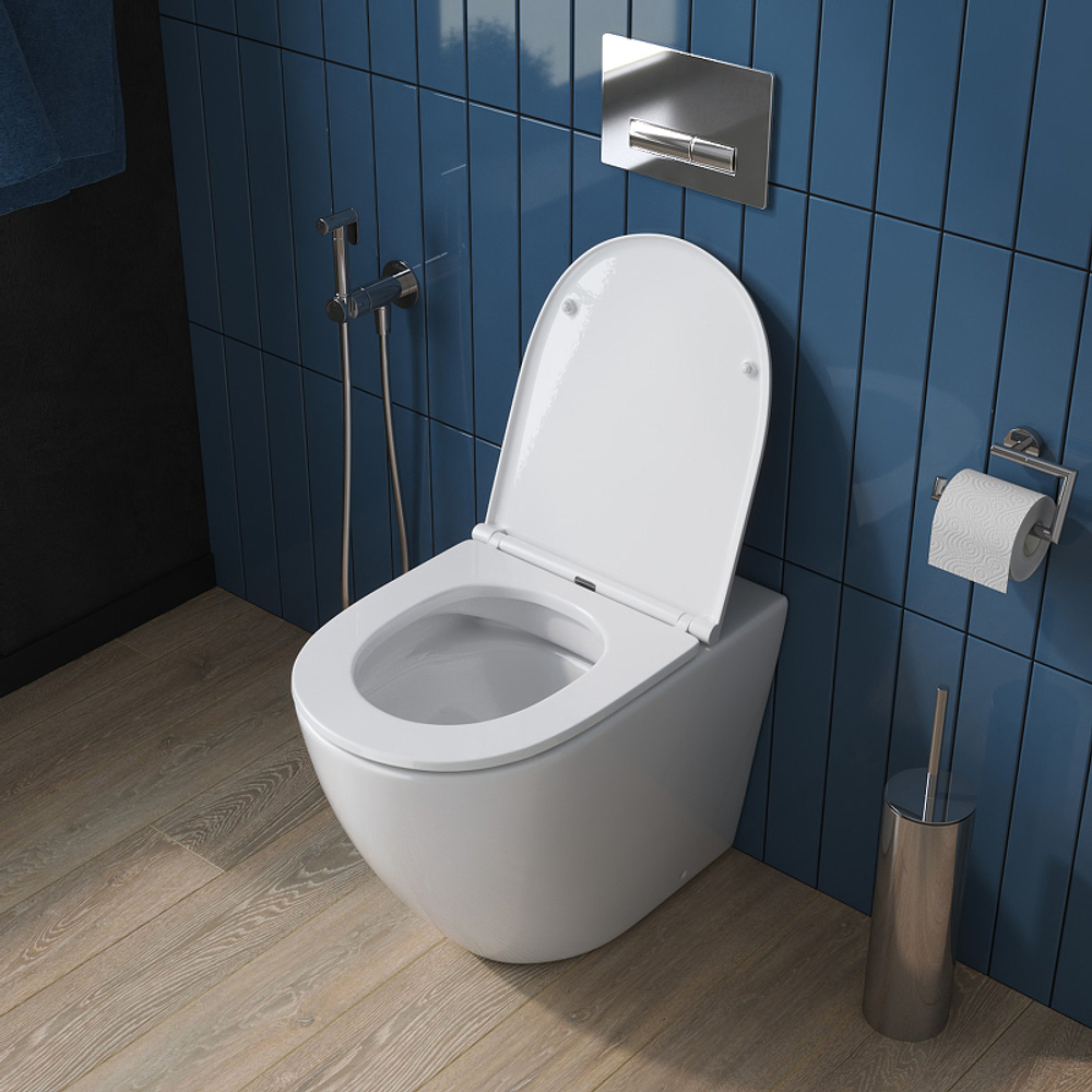 Унитаз BelBagno Sfera-R BB2141CBR/BB870SC приставной с сиденьем Микролифт