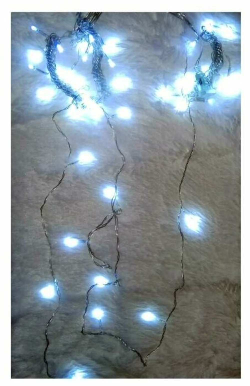 Светодиодная штора 3х3 м белый