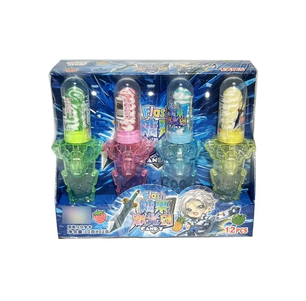 Леденцы конфеты с игрушкой "Меч с фонариком" 12 гр