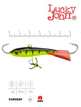 Балансир Lucky John CLASSIC 6 с тр. 60мм/31RT блистер