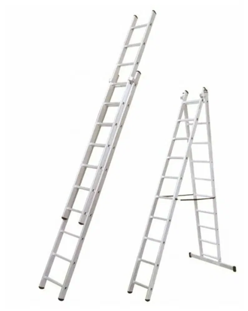 Лестница 13 ступеней двухсекционная   НЕГАБАРИТ