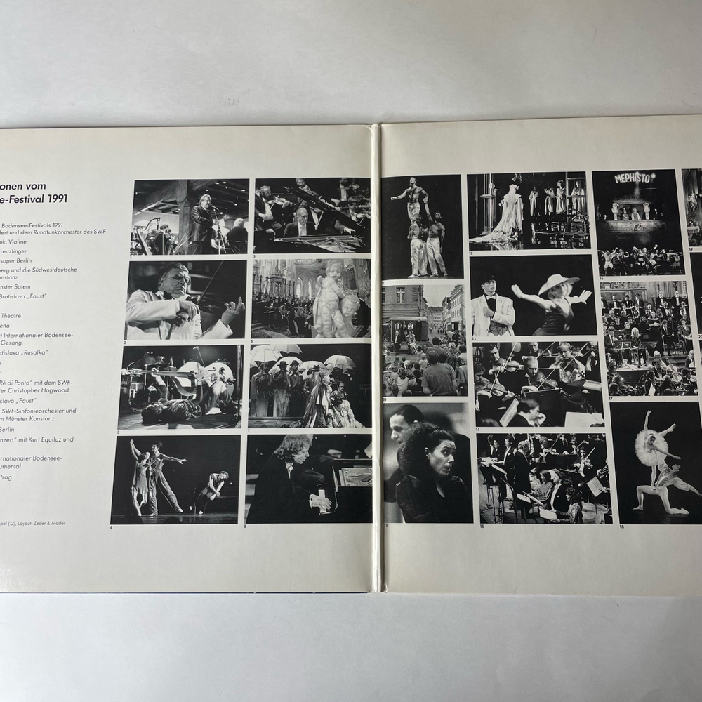 Винтажная виниловая пластинка LP Сборник Bodensee Festival 1991 Фестиваль на Боденском Озере (Германия 1991)